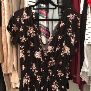 romper with skirt attached